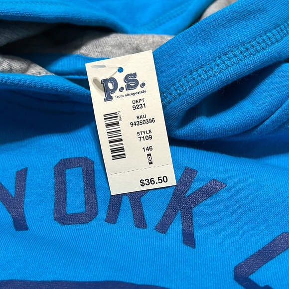 P.S. by Aeropostale Blue Boys Hoodie Size 8 Retails: $36.50 Make an offer… - Picture 2 of 4